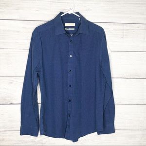 Men’s Michael Kors Slim Fit Blue Dress Shirt